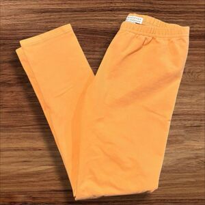The Beaufort Bonnet Company Girls Leggings Orange Cotton Stretch Size 8